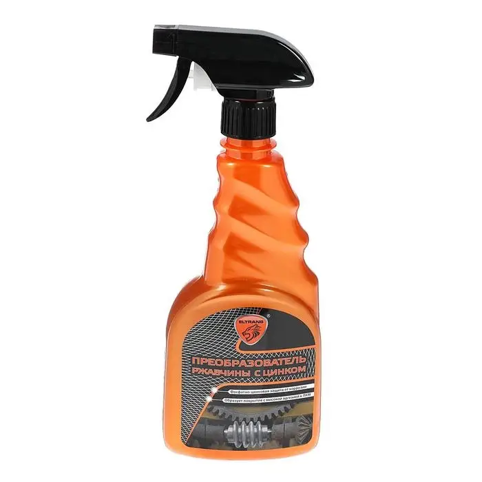 Преобразователь ржавчины Элтранс с цинком, 500 мл, триггер EL-0702.13 Преобразователь ржавчины Элтранс с цинком, 500 мл, триггер EL-0702.13