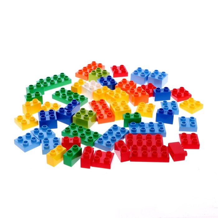 Стол с конструктором и отсеком для хранения, 50 деталей Стол с конструктором и отсеком для хранения, 50 деталей