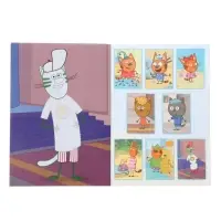 Аппликации с раскрасками &laquo;Три кота и море приключений. Наше лето&raquo;, А5, 14 стр.