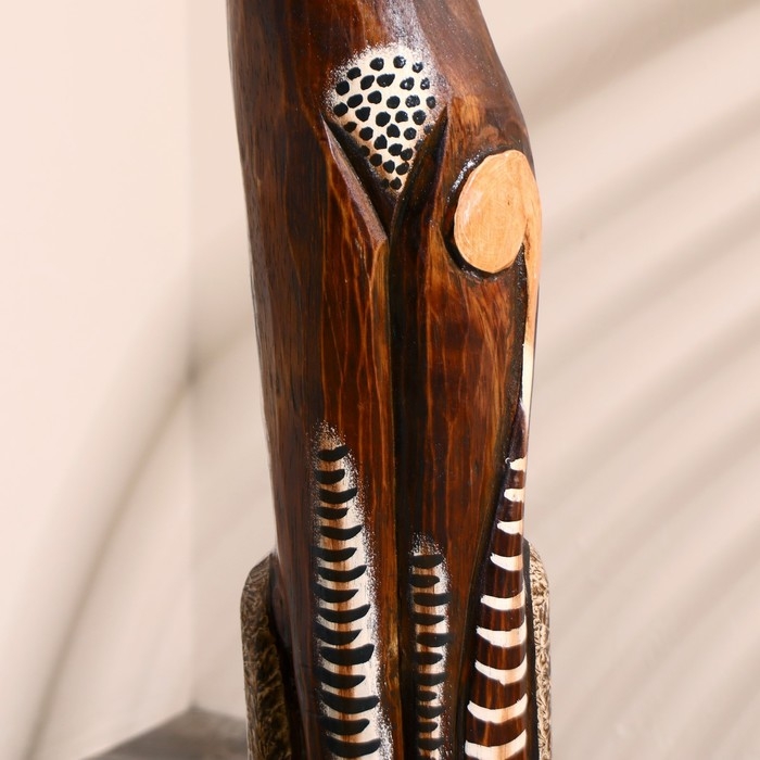 Сувенир дерево Сувенир дерево "Кошка в галстуке из мозаики" 100х16х7 см