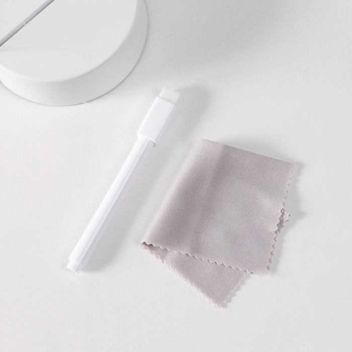 Светильник Светильник "Ничего не бойся!" маркер + протирка LED RGB от USB 10х13,5х18 см