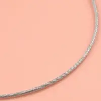 Спицы круговые, для вязания, с металлическим тросом, d=2 мм, 14/80 см