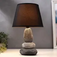 Лампа настольная 16446/1GR E14 40 вт серо-черный 22&times;22&times;34 см RISALUX