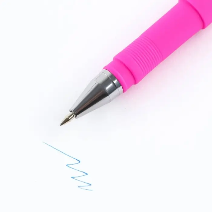 Ручка гелевая, синяя паста, 0.7 мм, корпус пластик &laquo;8 марта&raquo;