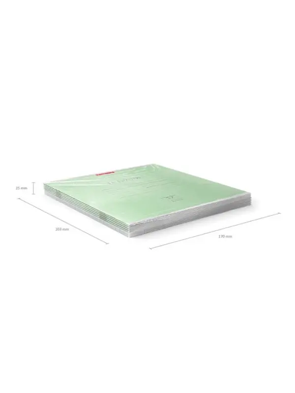 Тетрадь 12 листов в клетку ErichKrause «Классика», обложка мелованный картон, зелёная