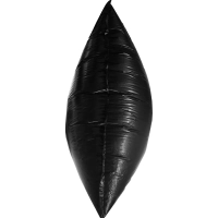 Мешки для мусора ПВД 200л 40мкм 50шт/уп черные 90х130см Luscan