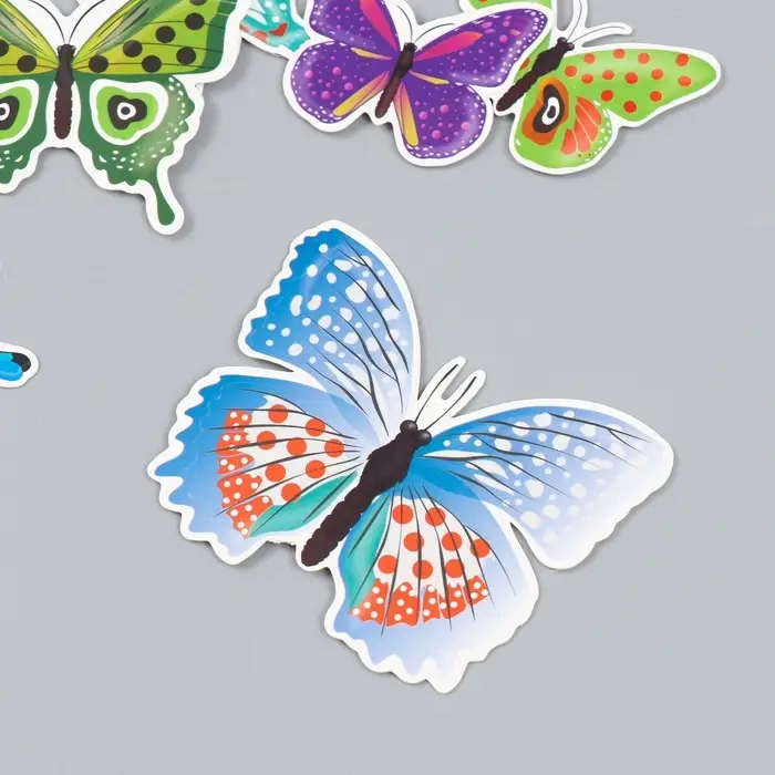 Набор магнитов на холодильник «Горошек», 12 шт., картон, h=4-10 см Набор магнитов на холодильник «Горошек», 12 шт., картон, h=4-10 см