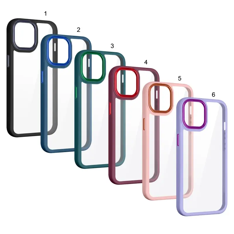 Чехол для iPhone 13 цветной бампер