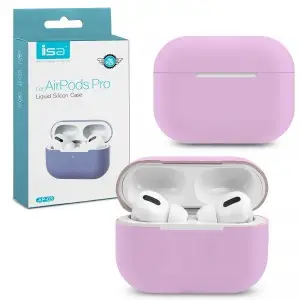 Чехол для AirPods Pro Silicone Case ISA Violet
