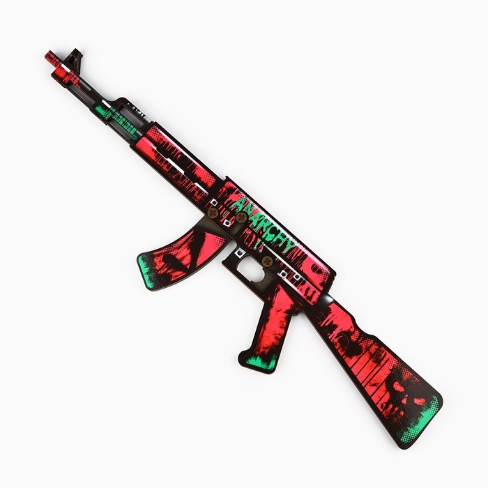 Деревянное оружие, детское сувенирное «Анархия», автомат, 72,3 х 17,7 см Деревянное оружие, детское сувенирное «Анархия», автомат, 72,3 х 17,7 см