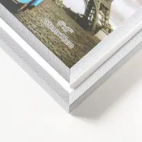 Фоторамка пластик 13х18 см "Остин" бело-серый 21,5х16,5х1,5 см