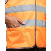 Жилет сигнальный Тип2Т, цв.оранж.(р.ХХL/56-58)