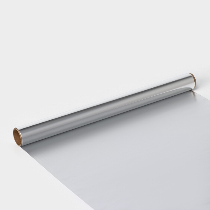 Фольга пищевая алюминиевая Доляна «Премиум», 44 см × 50 м, 14 мкм Фольга пищевая алюминиевая Доляна «Премиум», 44 см × 50 м, 14 мкм