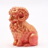 Фигурка декоративная &laquo;Баран с бантом&raquo;, 7&times;4&times;4 см, красная