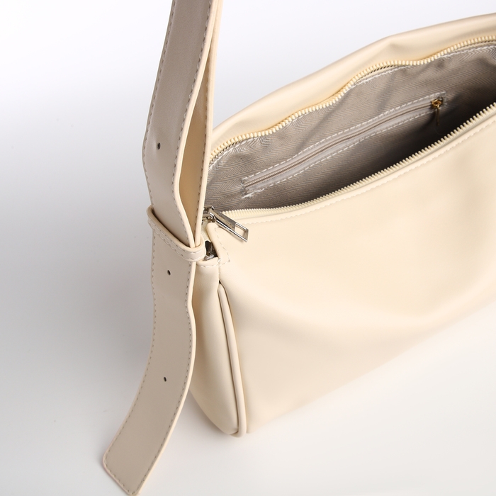 Сумка женская кросс-боди, на молнии, цвет бежевый Сумка женская кросс-боди, на молнии, цвет бежевый