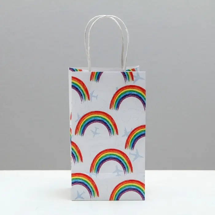 Пакет подарочный крафтовый, упаковка, «Sunny days», 12 х 21 х 9 см Пакет подарочный крафтовый, упаковка, «Sunny days», 12 х 21 х 9 см