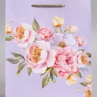 Пакет подарочный ламинированный &laquo;Цветочная симфония&raquo;, 18&times;22.3&times;10 см