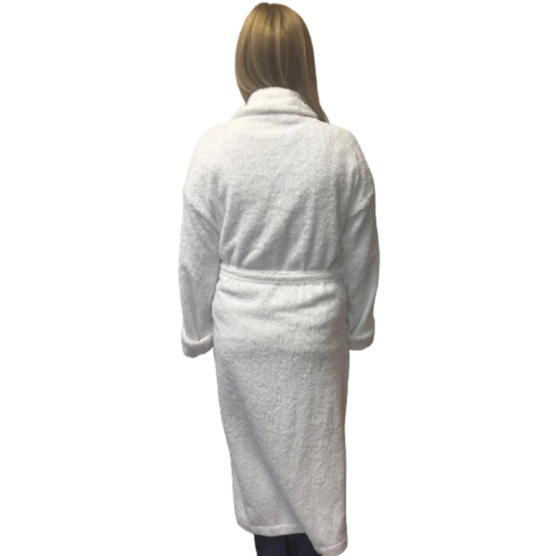 Халат махровый, шалька, размер 60, 400г/м2, белый