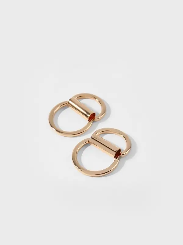 Полукольцо для сумок двойное, d=15 мм, толщина - 1 мм, 2 шт., цвет золотой Полукольцо для сумок двойное, d=15 мм, толщина - 1 мм, 2 шт., цвет золотой