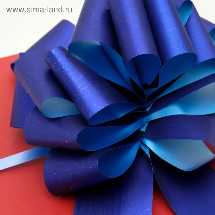 Бант-шар №5 металлик, цвет синий Бант-шар №5 металлик, цвет синий