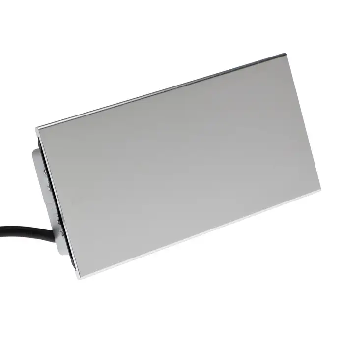 Блок розеточный в стол, сдвижная крышка, 10 А, 2 розетки, 2xUSB, 2A, провод 1.8 м, серебристый