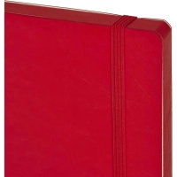 Ежедневник недатированный ATTACHE FLEX красный А5, 136 л. бежевый блок