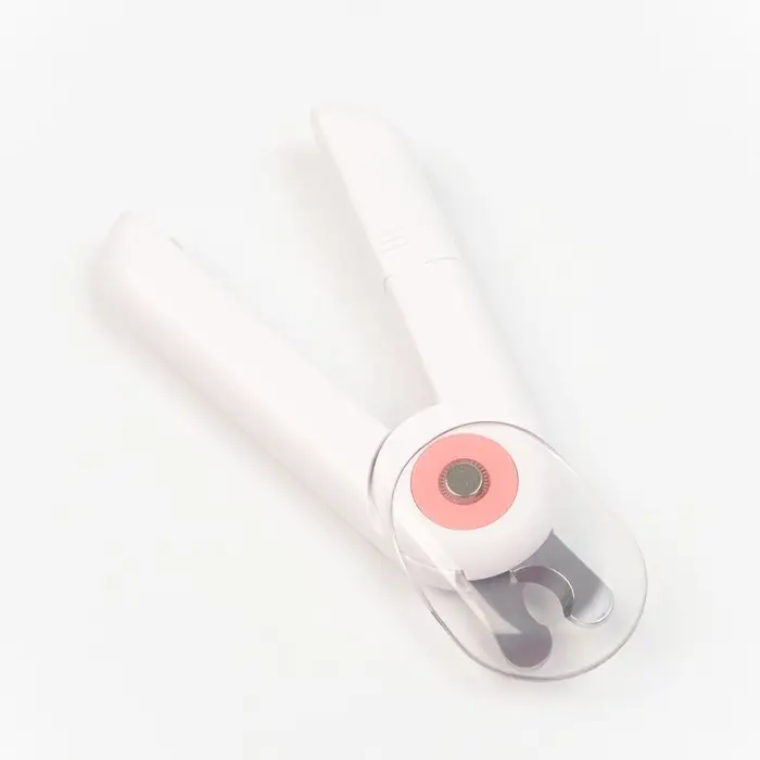 Когтерез для животных с LED фонарём и пилкой для ногтей, розовый Когтерез для животных с LED фонарём и пилкой для ногтей, розовый