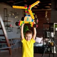 Конструктор пластиковый &laquo;На взлёт&raquo;, 5 в 1, 196 деталей