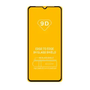 Защитное стекло для Xiaom Redmi 9А/9C с рамкой 9H Full Glue без упаковки черное (25 шт./уп.)