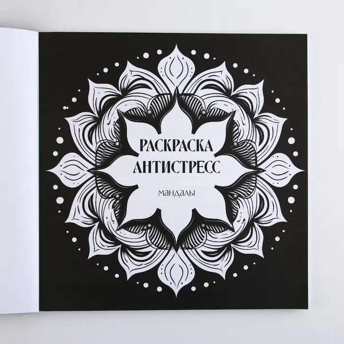 Раскраска-антистресс "Завораживающая мандала", 96 стр. 25х25 см.