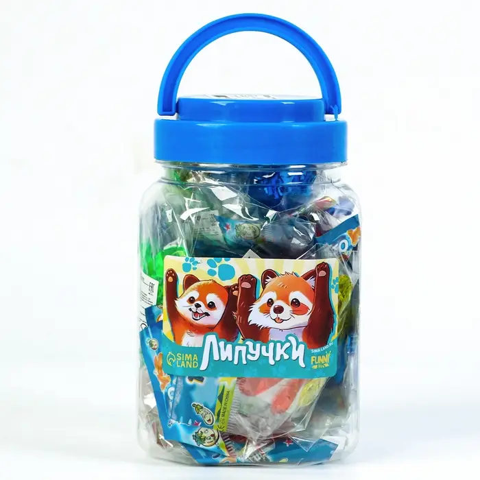 Липучка «Лапки вверх», МИКС, в банке Липучка «Лапки вверх», МИКС, в банке