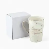 Кружка чайная керамическая &laquo;Счастье&raquo;, 350 мл