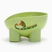 Миска высокая для животных 400 мл, зелёная Миска высокая для животных 400 мл, зелёная