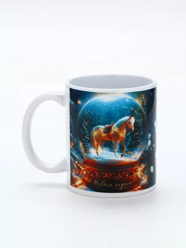 Кружка керамическая новогодняя «Тепла и уюта в Новом году!», 320 мл Кружка керамическая новогодняя «Тепла и уюта в Новом году!», 320 мл