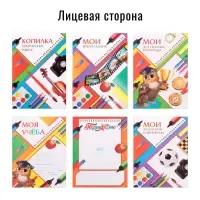 Папка школьная на кольцах &laquo;Портфолио школьника&raquo;, 6 листов-разделителей, 24.5&times;32 см