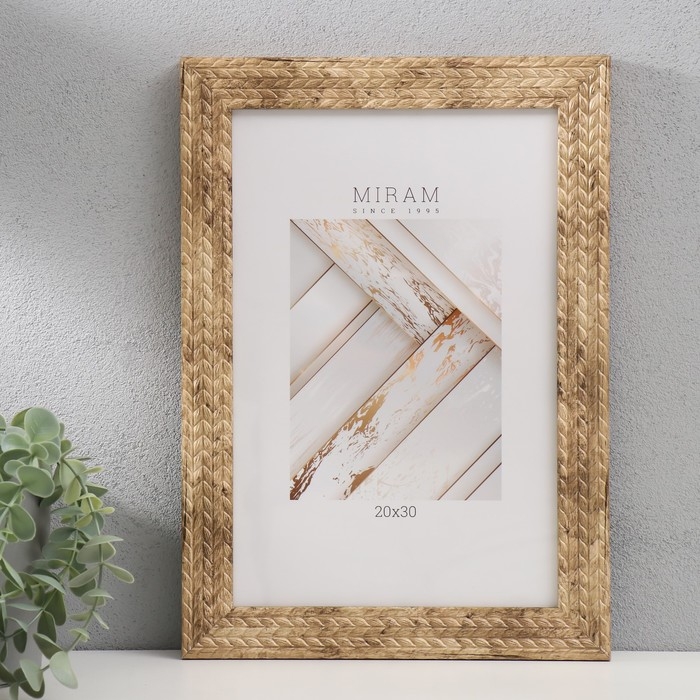 Фоторамка пластик Фоторамка пластик "МИРАМ" 20х30 см, 651744-8 (пластиковый экран)