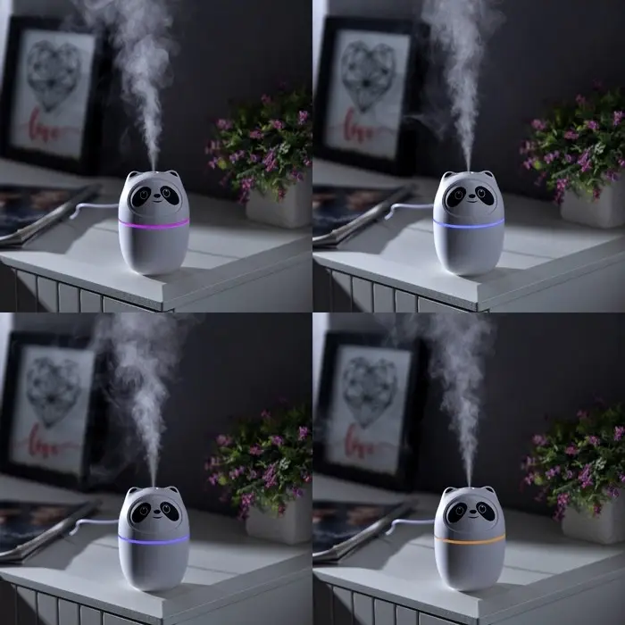 Увлажнитель воздуха Luazon HM-15 «Панда», ультразвуковой, 220 мл, с подсветкой, USB, белый Увлажнитель воздуха Luazon HM-15 «Панда», ультразвуковой, 220 мл, с подсветкой, USB, белый