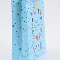 Пакет подарочный &laquo;С Днём рождения. Конфетти&raquo;, 25.5&times;30&times;9 см