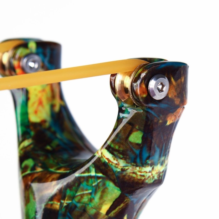 Рогатка спортивная Рогатка спортивная "Камуфляж" со жгутом для стрельбы стрелами, металл, 13 см