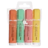 Набор маркеров-текстовыделителей &laquo;Пастель&raquo;, 4 цвета