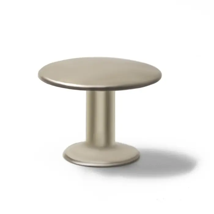 Ручка-кнопка ТУНДРА РК002, Матовый никель Ручка-кнопка ТУНДРА РК002, Матовый никель