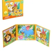 Книжка-деревяшка пазл "Животные" Книжка-деревяшка пазл "Животные"