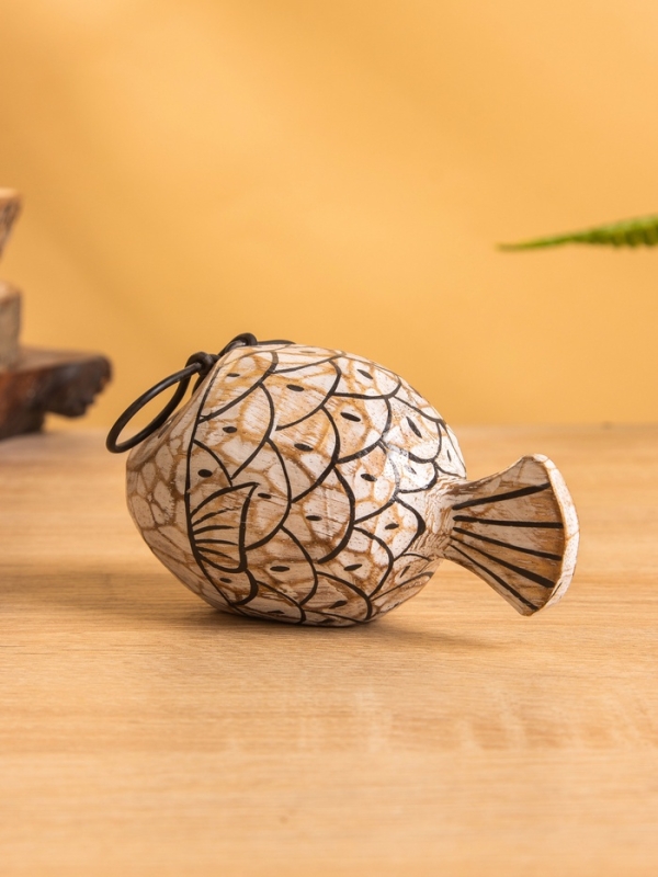 Сувенир дерево  Сувенир дерево "Рыбка в очках", 12х5х6 см