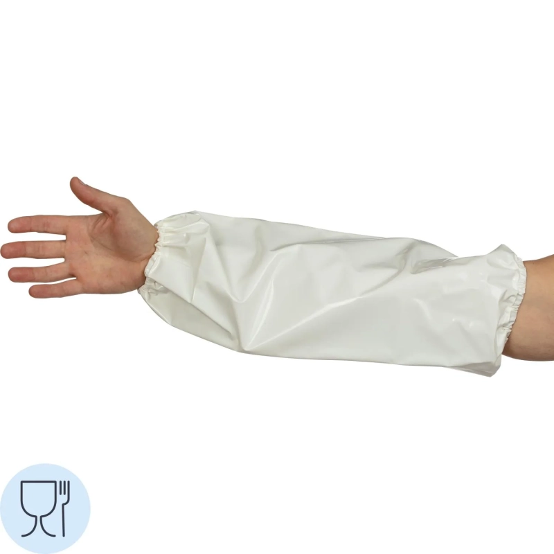 Нарукавник многоразовый Рукас полиуретановый 46x22, цвет белый,ПС