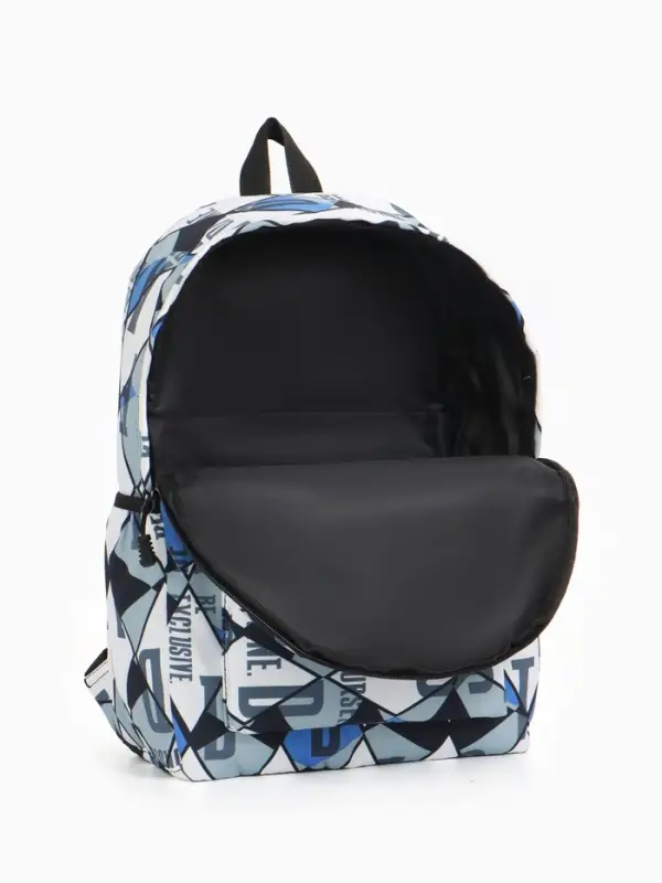 Рюкзак школьный, 1 отделение, 3 кармана, 30&times;13&times;42 см, синий