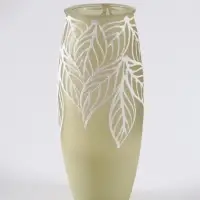 Ваза «Кармен» овал, h=23 см, стекло, бледно-зелёная Ваза «Кармен» овал, h=23 см, стекло, бледно-зелёная