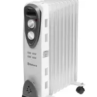 Обогреватель масляный Sakura SA-0329WG, 2000 Вт, до 20 м&sup2;, 9 секций, механический, 3 режима
