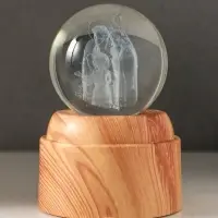 Сувенир стекло свет "Шар. Рождение" 6хLED шар d=6 см, крутится, USB 7х7х10 см Сувенир стекло свет "Шар. Рождение" 6хLED шар d=6 см, крутится, USB 7х7х10 см