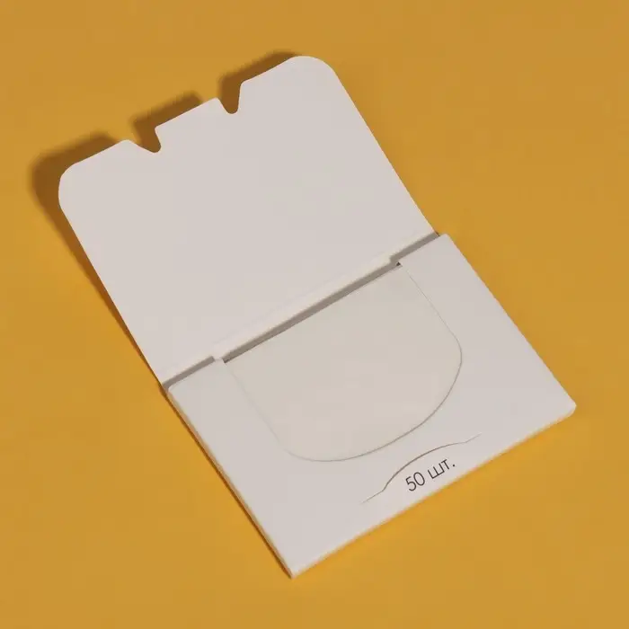 Матирующие салфетки «Colorful», 50 шт, цвет белый Матирующие салфетки «Colorful», 50 шт, цвет белый