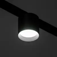 Светильник трековый BayerLux SLIM &laquo;Бочонок&raquo;, LED, 8 Вт, 3000K-6000К, 48 В, CRI90, 8&times;8&times;6.2 см, чёрный